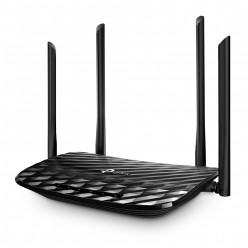 TP-LINK  Archer C6  AC1200 Dual Band Wireless Gigabit Router, Atheros, 867Mbps at 5Ghz + 300Mbps at 2.4Ghz, 802.11ac/a/b/g/n, MU-MIMO, 1 Gigabit WAN + 4 Gigabit LAN, Wireless On/Off and WPS button, 4 external antennas + 1 internal antenna